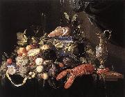 Jan Davidsz. de Heem Still-Life with Fruit and Lobster USA oil painting artist